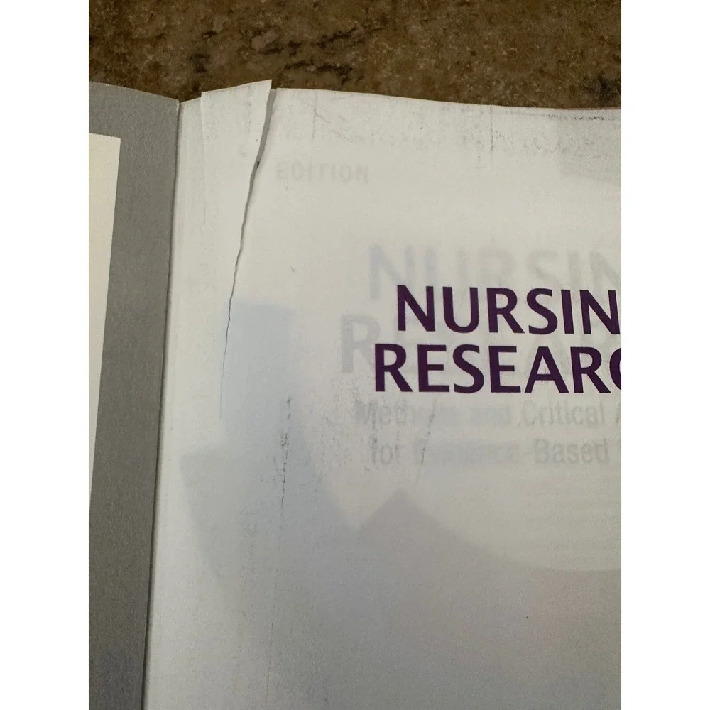 Nursing Research: Methods and - Paperback, by LoBiondo-Wood PhD RN - Good x
